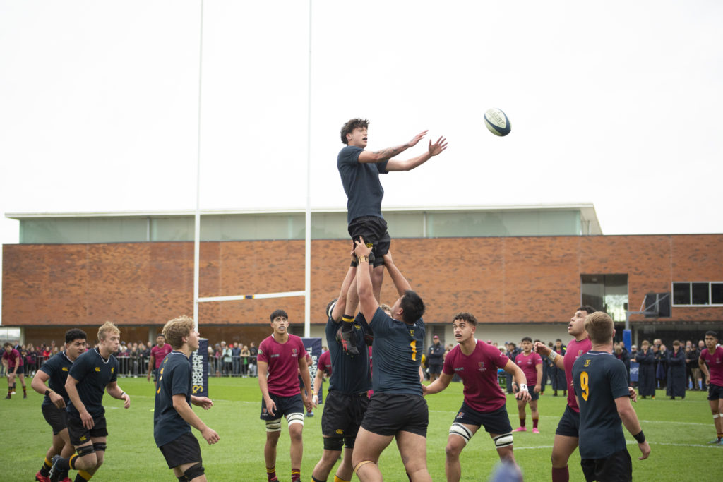 Blake Manning during a line-out