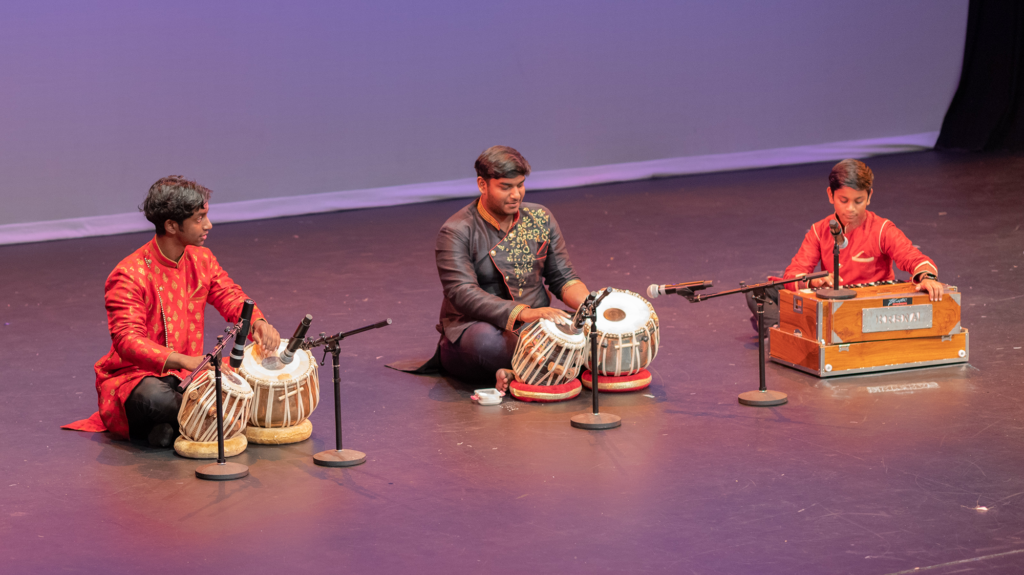 Members of the Indian Cultural Group perform at the annual Cultural Evening