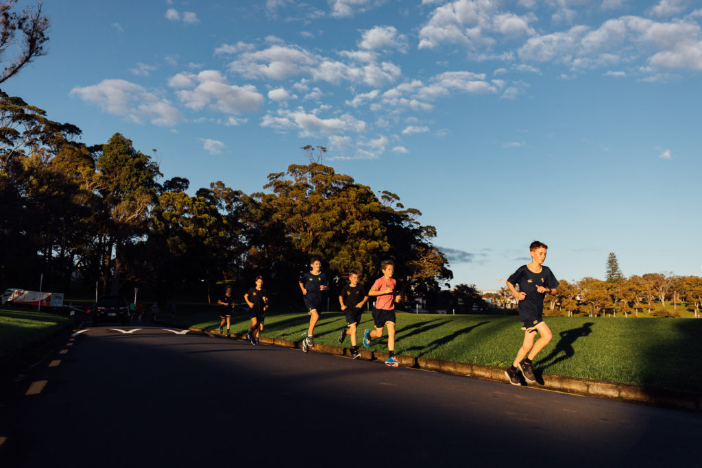 Training in the Domain early on a summer's morning