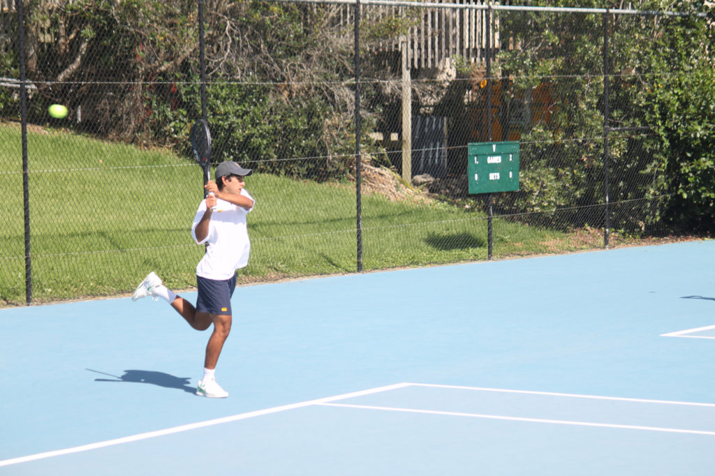 Arjun Shah during the annual Quadrangular Tournament