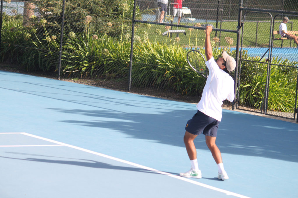 Arjun Shah during the annual Quadrangular Tournament