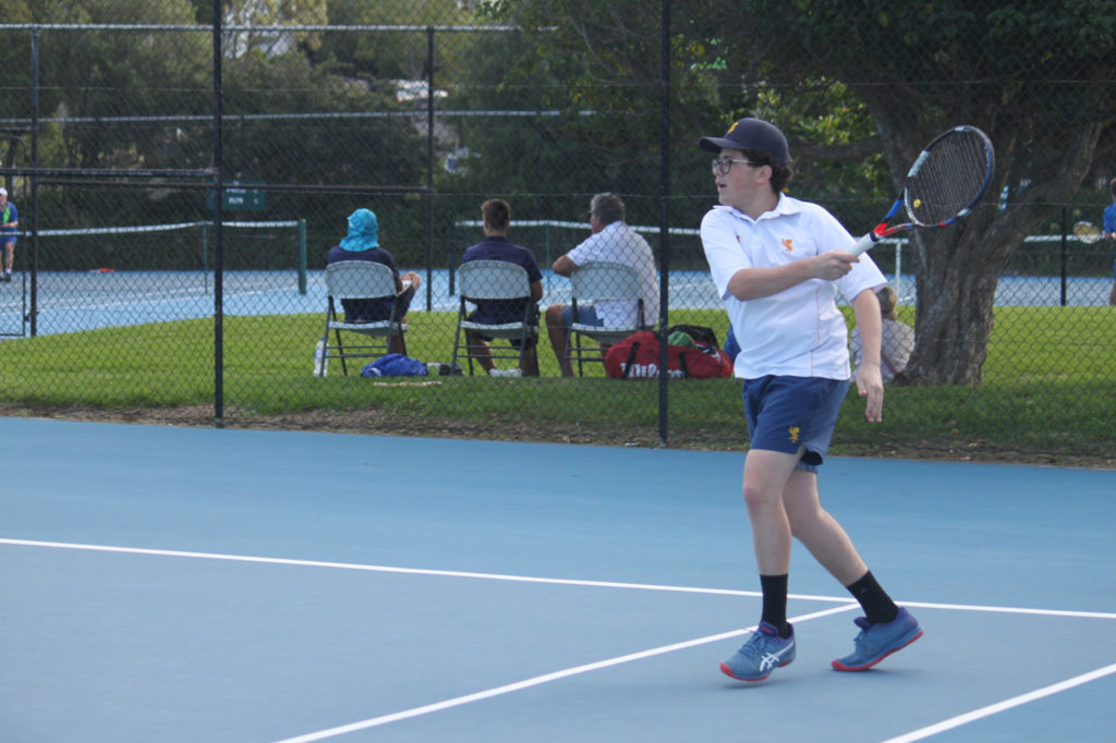 Zac Lerner during the annual Quadrangular Tournament