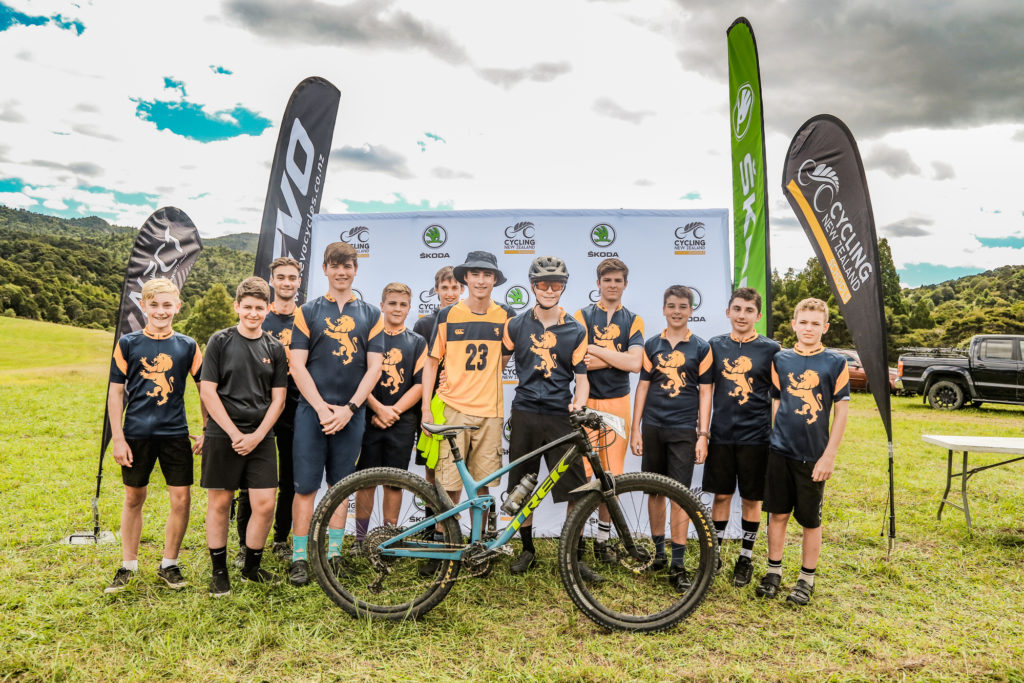 The School's Mountain Biking team