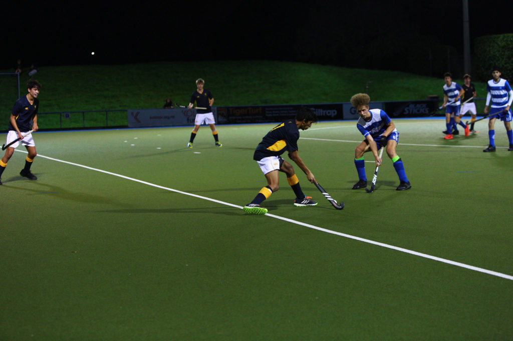 N. S. M. Daji in action against St Kent's College