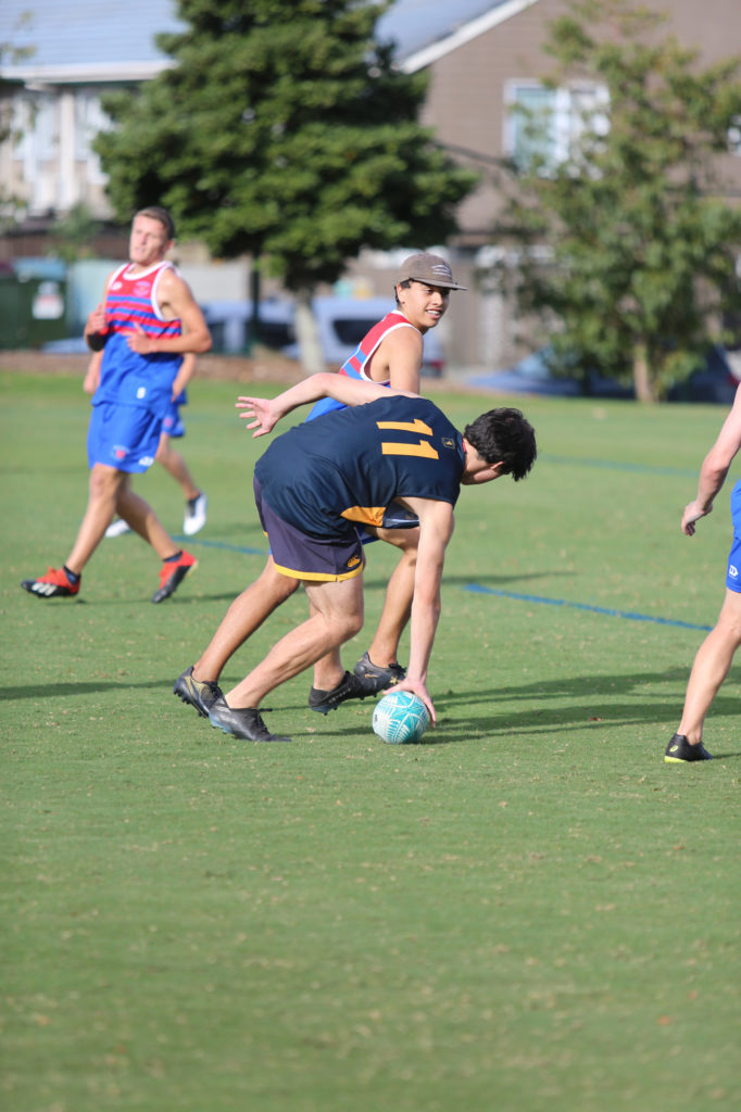 Grammar scores in the finals of the Auckland Touch Rugby Championships