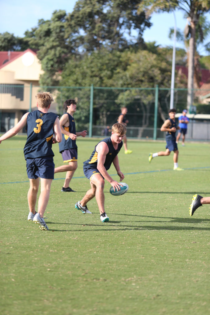 2021 Captain of the 1st XV Riley Williams scores