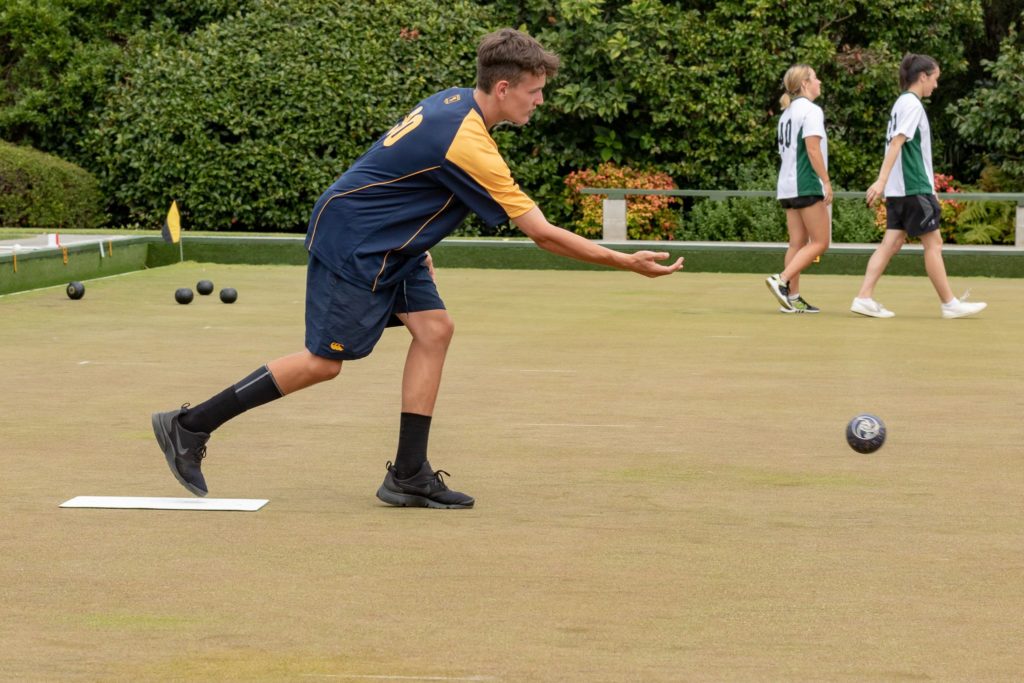 Old Boy Joseph Seabrook takes a shot