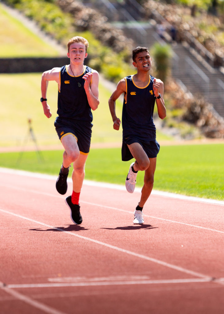 C. W. R. Buchanan and A. R. Mudaliar in the 200m