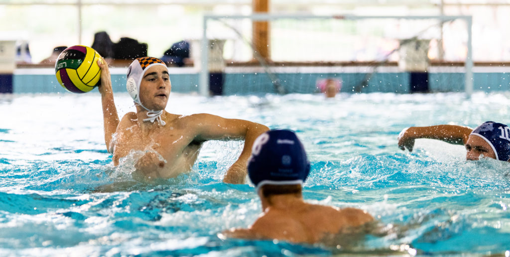 The Premier Water Polo team in action against St Kent's College