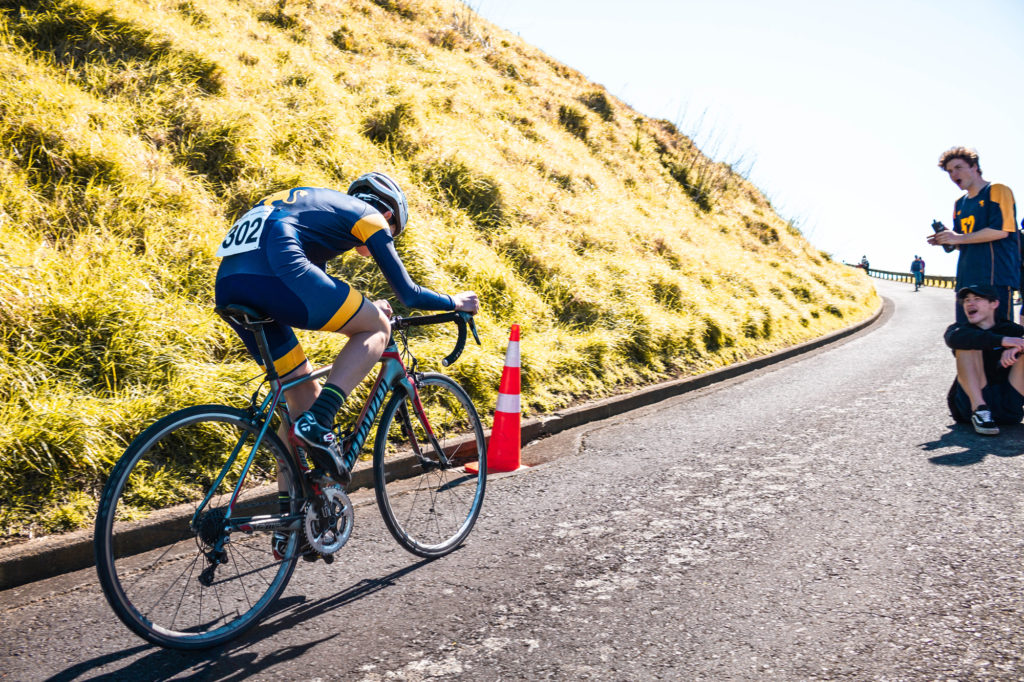 Members of the Cycling squad during the annual Northern Tour