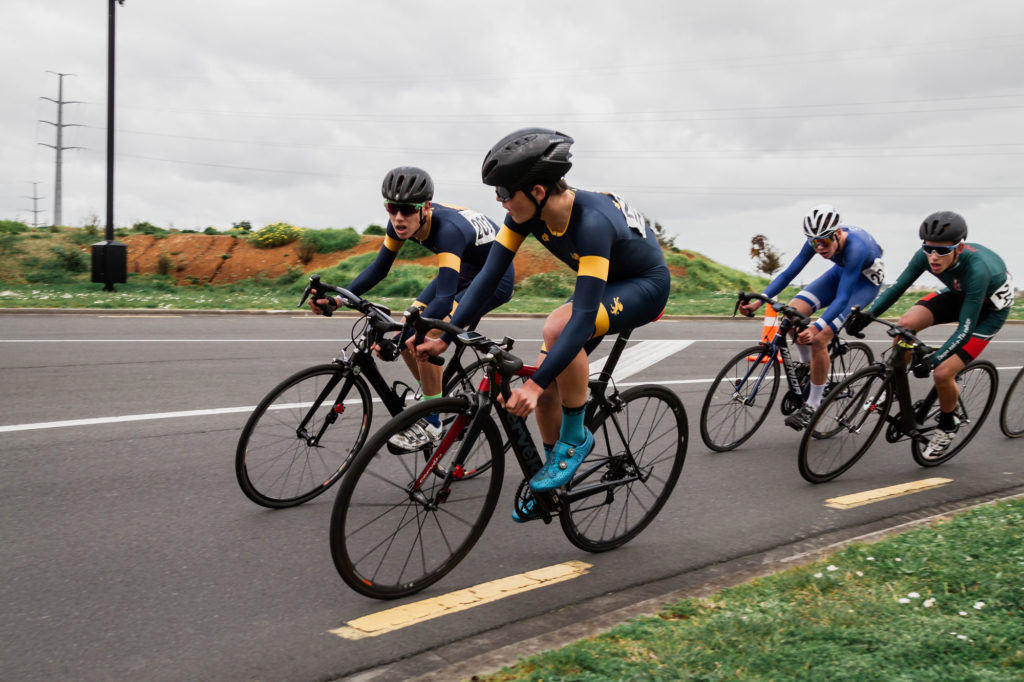 Members of the Cycling squad during the annual Northern Tour