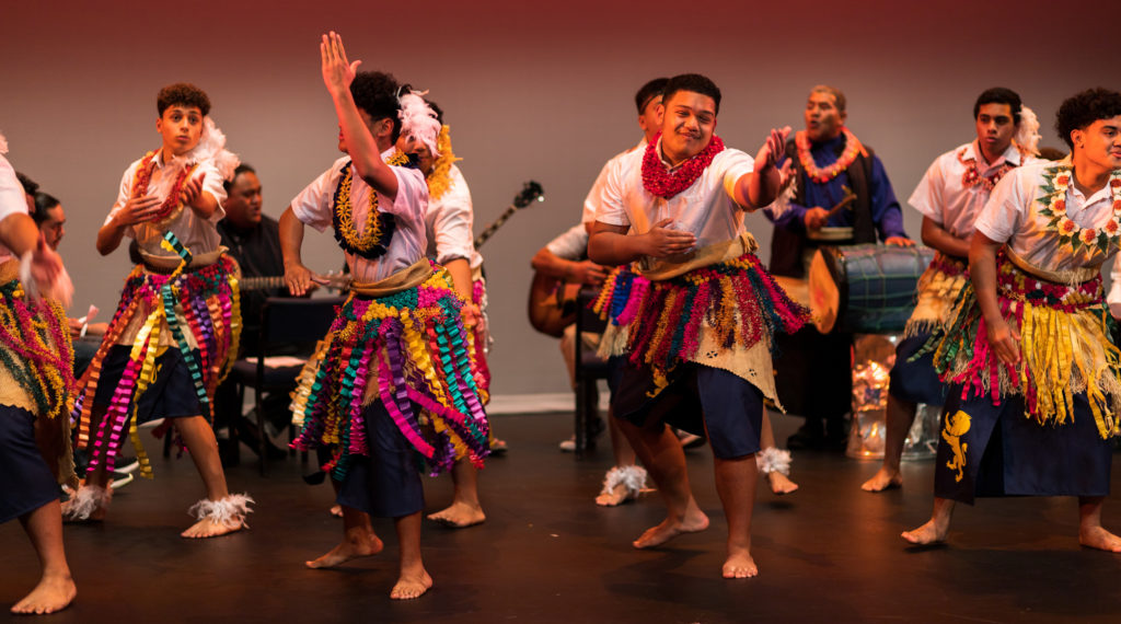 The Tongan Cultural Group, who performed at the 2021 Polyfest for the first time in many years