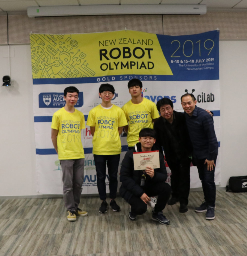 Sanghoo Kim '15 competed at the 2019 New Zealand Robotics Olympiad, receiving a Gold and Bronze medal