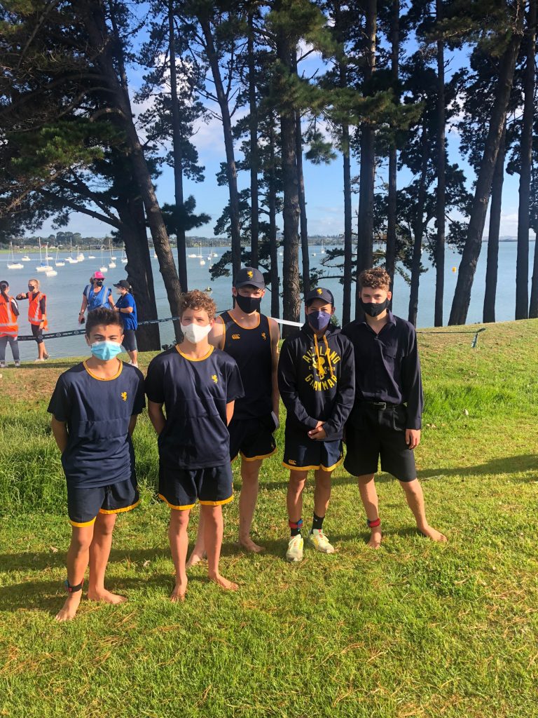 The School's Aquathon team who had some great results at this year's Auckland Secondary Schools Championships