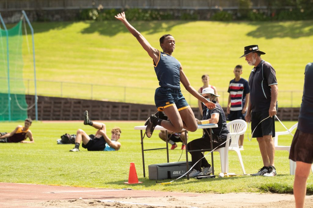 Students on Day 3 of the Auckland Athletics Championships