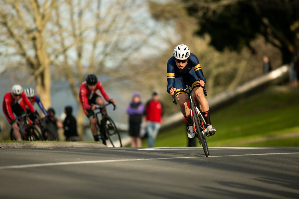 Edward Pawson in the Senior A Cycling team