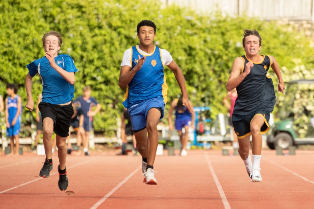 Students on Day 3 of the Auckland Athletics Championships