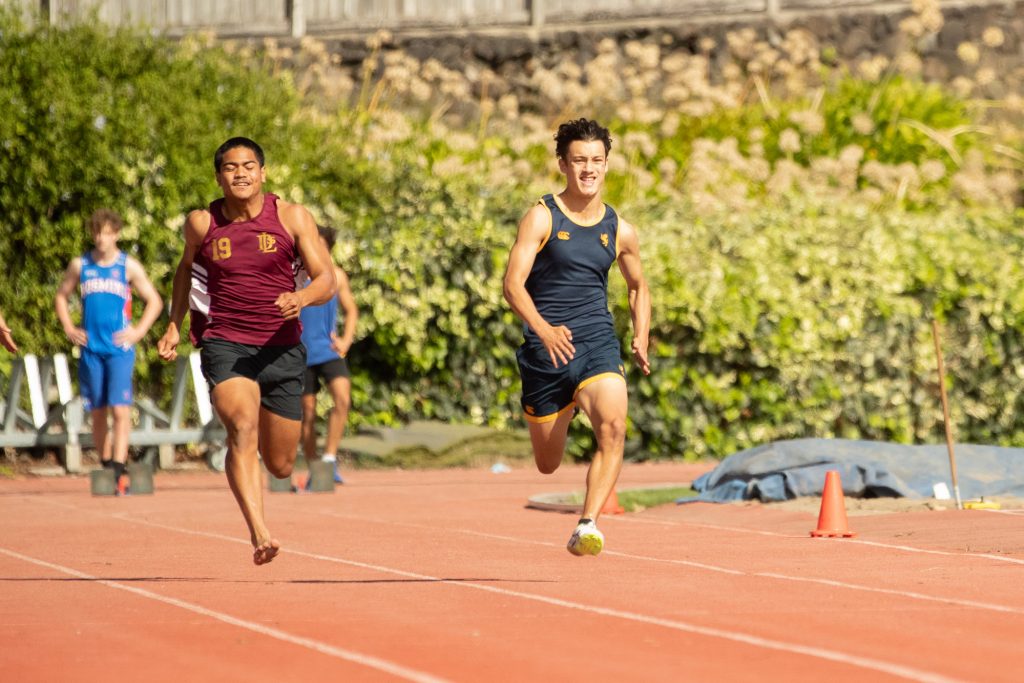 Students on Day 3 of the Auckland Athletics Championships