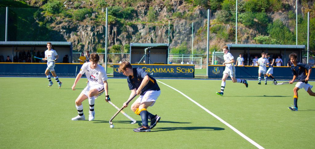 A great game of Hockey between Grammar and New Plymouth