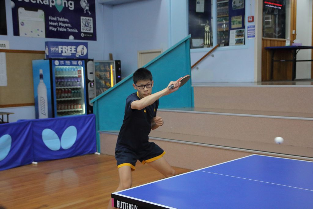 The Premier 1 and 2 Table Tennis teams take on each other