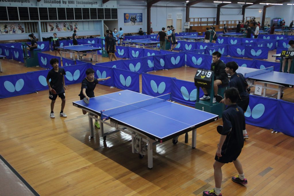 The Premier 1 and 2 Table Tennis teams take on each other