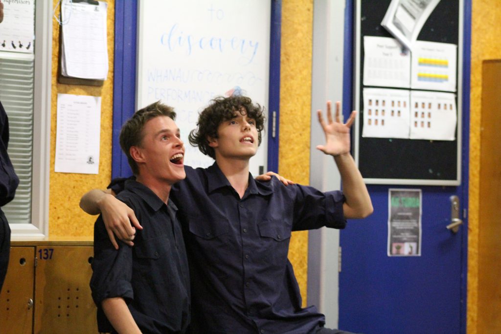 Theatresports taking place at Botany Downs Secondary College