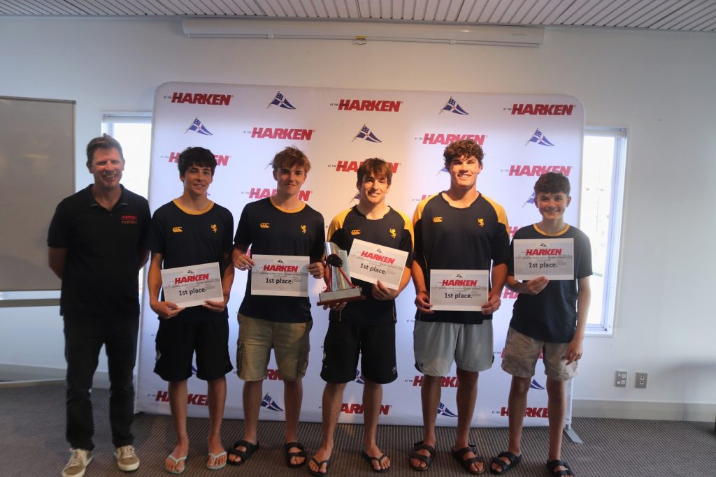 The Yachting team won the 2023 New Zealand Secondary Schools Harken Yachting Championships