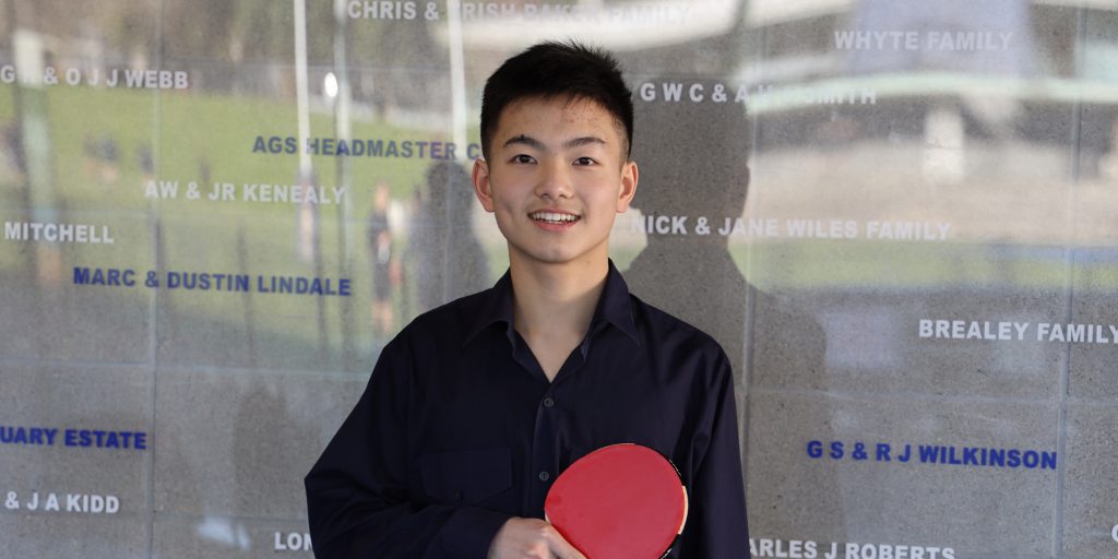 Captain of Table Tennis Jiaheng Han