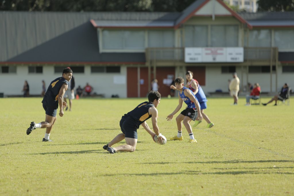 The Premier Touch Rugby team against Kelston Boys' High School